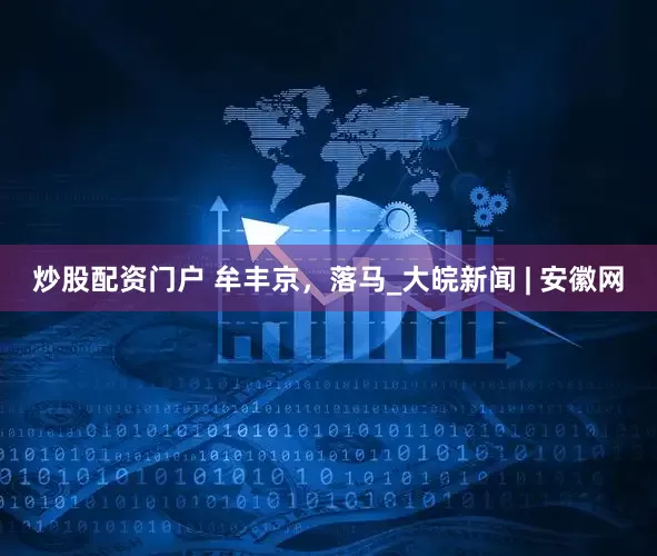炒股配资门户 牟丰京，落马_大皖新闻 | 安徽网